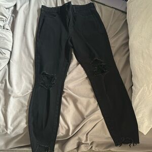 AE black ripped jeans